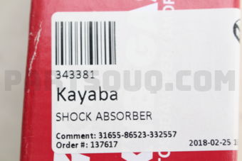 343381 SHOCK ABSORBER
