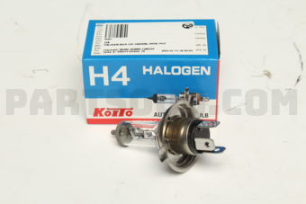 H4 HALOGEN BULB 12V 100/90W, 0443E P43T