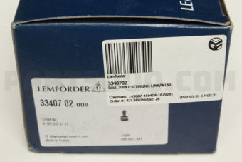 3340702 BALL JOINT-STEERING LINK/W169