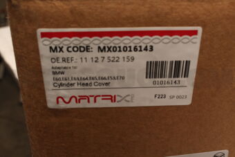 MX01016143 CYLINDER HEAD COVER BMW E70,8CYL / L