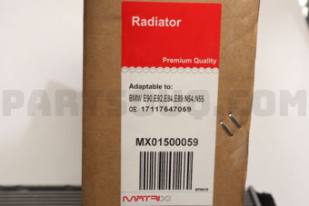 MX01500059 RADIATOR BMW E90,E92,E84,E89,N54,N55