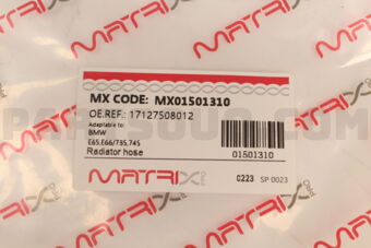 MX01501310 RADIATOR HOSE BMW E65,E66/735,745