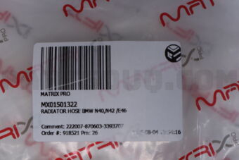 MX01501322 RADIATOR HOSE BMW N40,N42 /E46