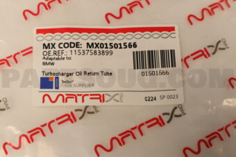 MX01501566 TURBOCHARGER COOLANT HOSE FEED