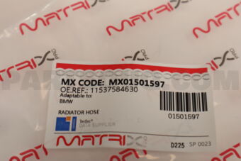 MX01501597 RADIATOR HOSE BMW E70,X6