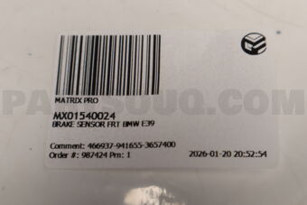 MX01540024 BRAKE SENSOR FRT BMW E39