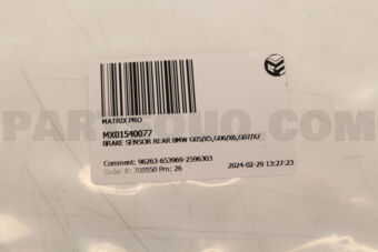 MX01540077 BRAKE SENSOR REAR BMW G05/X5,G06/X6,G07/X7