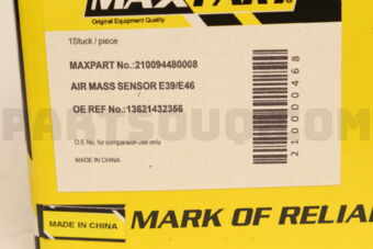 13621432356 AIR MASS SENSOR E39/E46