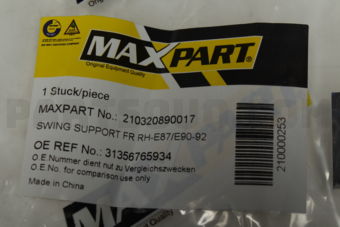 210320890017 SWING SUPPORT FR RH-E87/E90-92