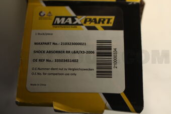 210323000021 SHOCK ABSORBER RR L&amp;R/X3-2006