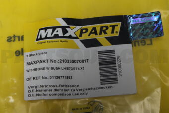 210330070017 WISHBONE W BUSH LH/E70/E71/X5