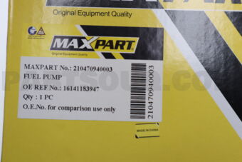 210470940003 FUEL PUMP E38/7SR