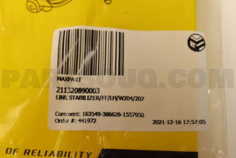 211320890003 LINK STABILIZER/FF/LH/W204/207