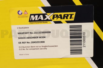 211323000008 SHOCK ABSORBER W204