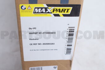 211500030019 RADIATOR W202/OM601/OM604
