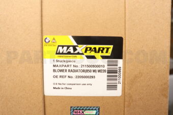 211500930010 BLOWER RADIATOR(850 W) W220