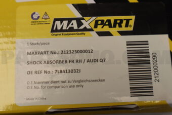 212323000012 SHOCK ABSORBER FR RH / AUDI Q7