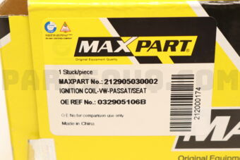212905030002 IGNITION COIL-VW-PASSAT/SEAT