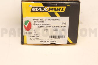 215420200002 BRAKEPAD SET/LAND ROVER