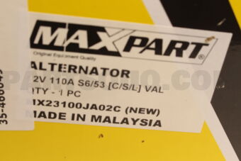 23100JA02C ALTERNATOR 12V 110A 6