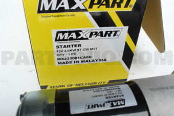 233001CA0C STARTER 12V 2.0KW 9T