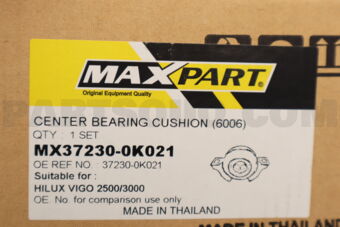 372300K021 CENTRE BEARING CUSHION
