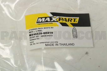 455350K010 STEERING RACK BOOTS R