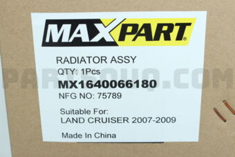 MX1640066180 RADIATOR ASSY (PA 48 MT )2R