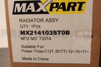 MX214103ST0B RADIATOR (PA 16 MT) FIN5 1R