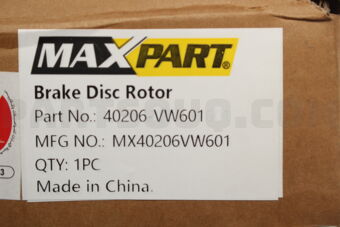 MX40206VW601 DISC ROTOR FR