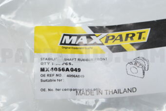 MX4056A049 STABILIZER SHAFT RUBBER FRONT