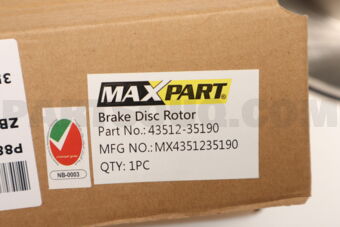 MX4351235190 BRAKE DISC HILUX 97-03