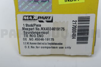 MX4504619175 MAXPART TIE ROD END OUTER