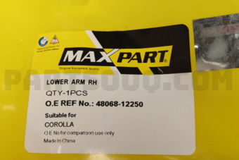 MX4806812250 LOWER  ARM FRONT  RH