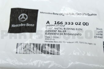 1663330200 BUSH,CONTROL ARM F/BOT-GLE166