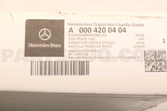 A0004200404 DISK BRAKE PAD