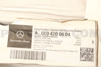 A0004200804 DISK BRAKE PAD