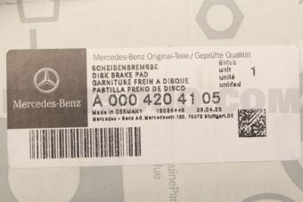 A0004204105 DISK BRAKE PAD