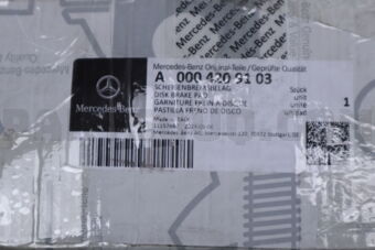 A0004209103 BRAKE PAD FRT-C(W205)
