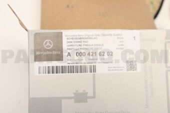 A0004216202 DISK BRAKE PAD