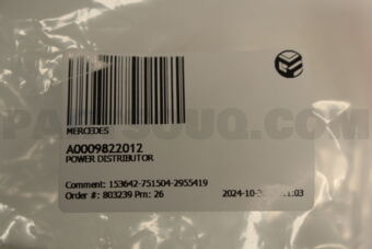 A0009822012 POWER DISTRIBUTOR