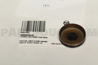 A0009976220 LOCKING CAP,TIMING CASE-W205