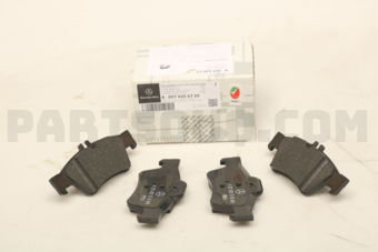 A0074206720 BRAKE PAD RER-E(W212)