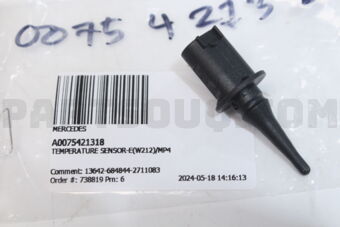A0075421318 TEMPERATURE SENSOR-E(W212)/MP4