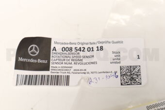 A0085420118 ROTATIONAL SPEED SENSOR