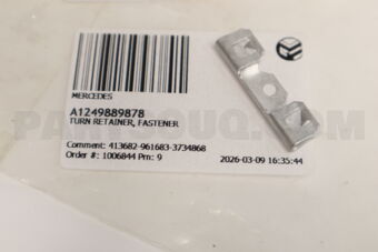 A1249889878 TURN RETAINER, FASTENER