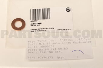 A1402710060 SEALING RING