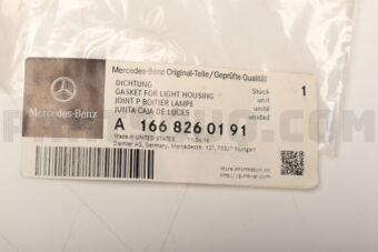 A1668260191 SEAL, LAMP HOUSING