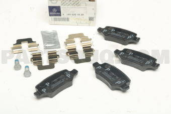 A1694201420 BRAKE PAD RER-A(W168/169)