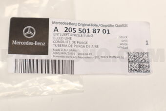 A2055018701 VENT LINE